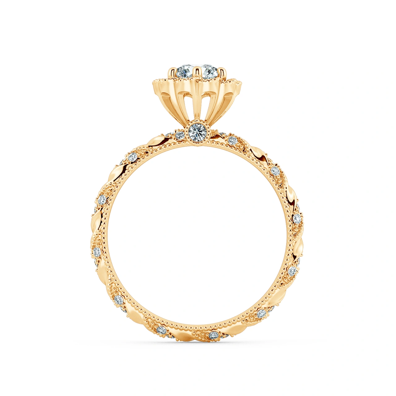 Nhẫn đính hôn Solitaire Twiss NCH1711 5